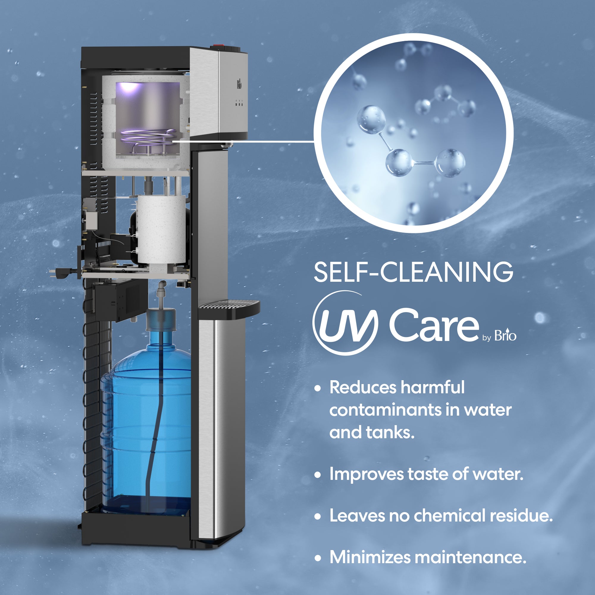 Brio 530 Series Bottom Load Water Cooler| Brio Water