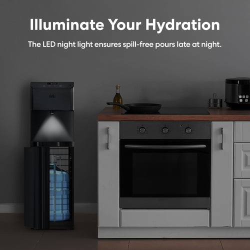 Brio Moderna Touchless Black Stainless Bottom Load Water Cooler