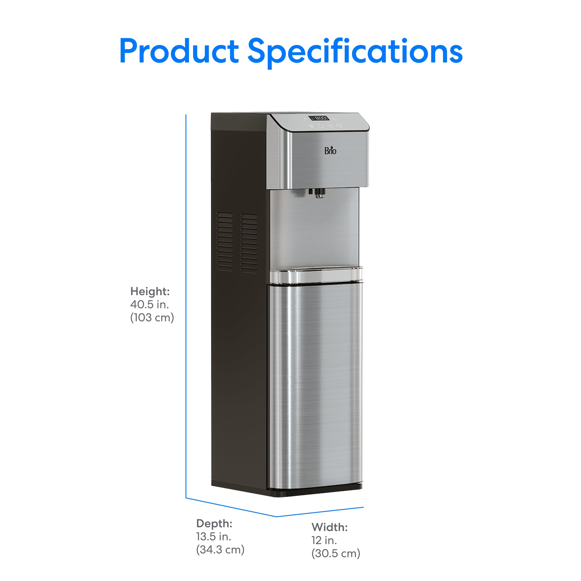 Brio Moderna Water Cooler - Thumbnail 2