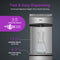 Bottom Load Water Dispenser - Model 740 features a clear carafe and delivers water at a fast 3.5 liters per minute flow rate. The unit offers a generous 13.5-inch dispense height and includes a convenient 4.2-inch deep drip tray. Enjoy quick, easy dispensing with versatile tri-temperature controls to suit your preferences.