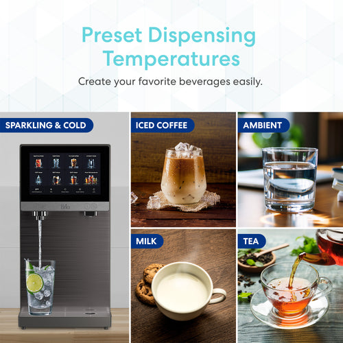 Brio Q60 4-Stage RO Sparkling Countertop Water Dispenser