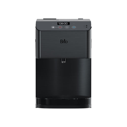 Brio Moderna Touchless Countertop Filtered Water Cooler Black Stainless