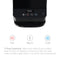 Top view of the Touchless 3-Stage Black Stainless Countertop Water Cooler - Moderna Series, showcasing intuitive touch buttons and a digital display with icons for hot, room, and cold water. This touchless countertop cooler provides tri-temp dispensing—delivering instant hot, cold, or room temperature water—and features an advanced 3-stage filtration system for cleaner, fresher hydration.