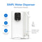 The SIMPL Series 2-Stage Countertop Water Dispenser features a white design, digital display, powerful filtration, refillable tank, room temp water, self-cleaning UV, and no plumbing needed. Fill tank, select settings, and enjoy fresh hydration.
