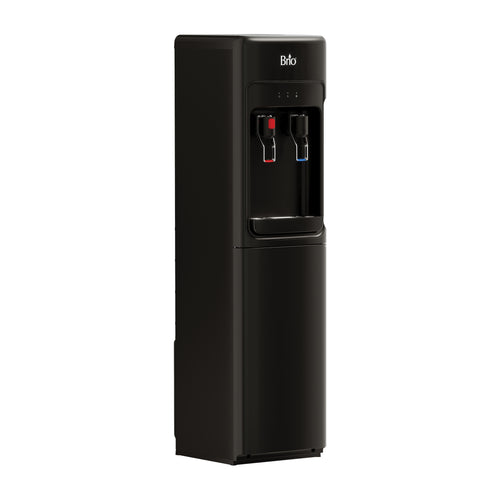 Brio 300 Slim Series 2-Stage Black Bottleless Water Cooler