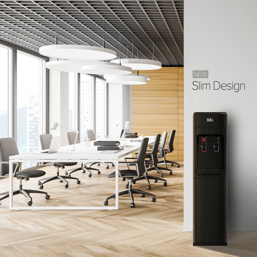Brio 300 Slim Series 2-Stage Black Bottleless Water Cooler