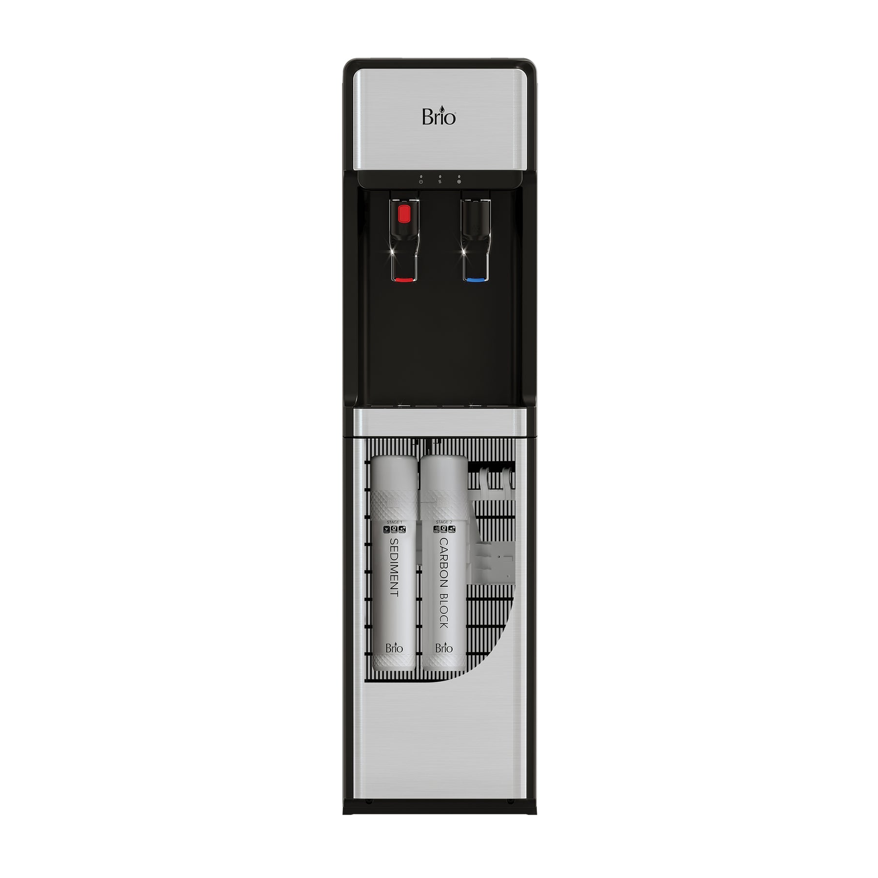 Brio 300 Slim Series 2-Stage Stainless Steel Bottleless Water Cooler