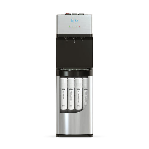 Brio 500 Series 4-Stage Reverse Osmosis Stainless Bottleless Water Cooler