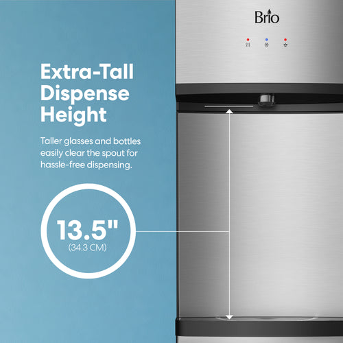 Brio 530 Series 3-Stage Bottleless Water Cooler