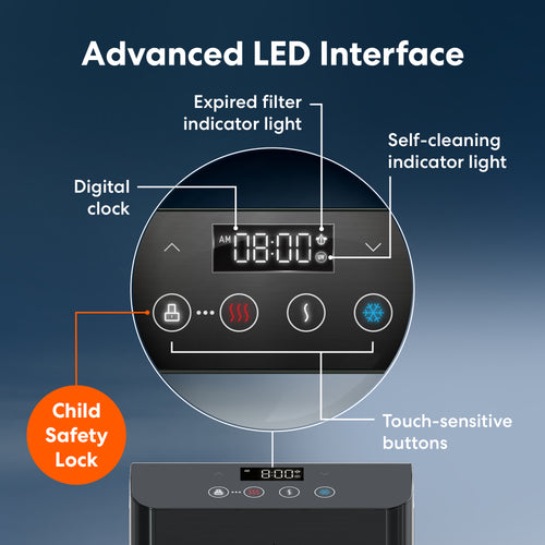Brio Moderna Self-Cleaning 3-Stage Bottleless Water Cooler