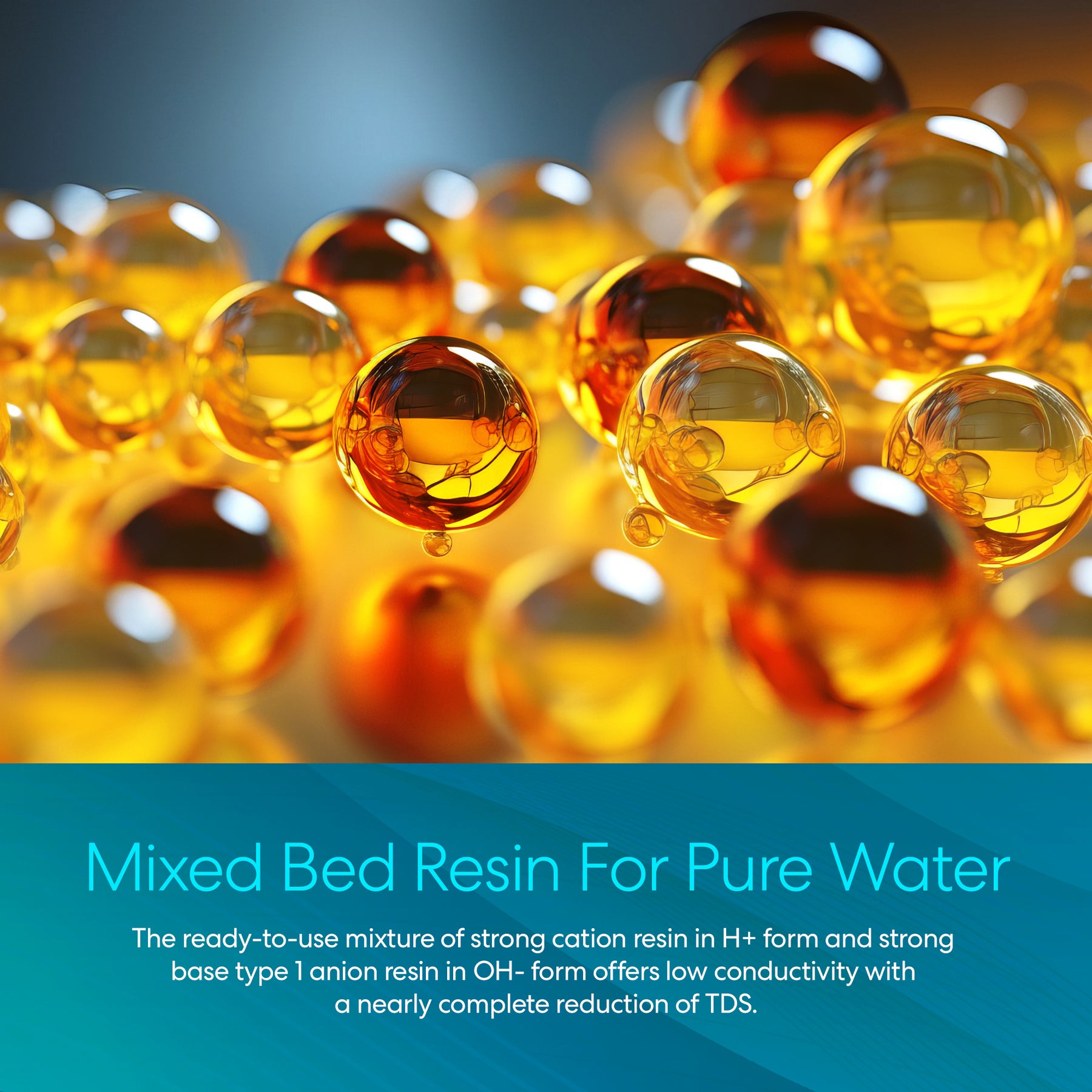 Brio Mixed Bed DI Deionizing Resin - Type E