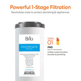Brio Single Stage Whole House Filtration System – 20" Anti-Scale