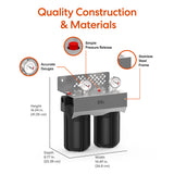 Brio 2-Stage Whole House Filtration System – 10" Anti-Scale