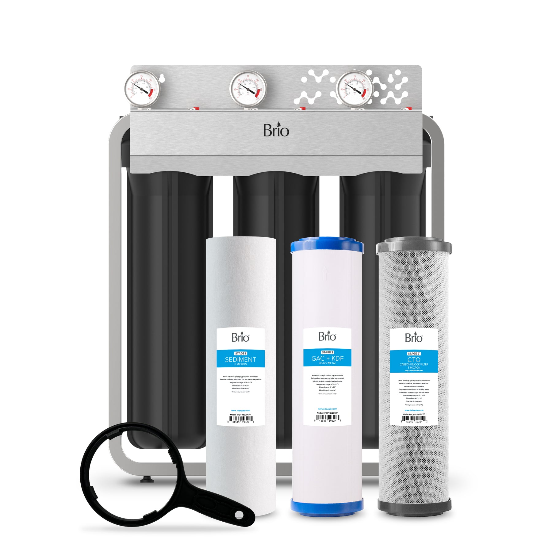 [Avex] Brio 3-Stage Whole House Filtration System - Subs