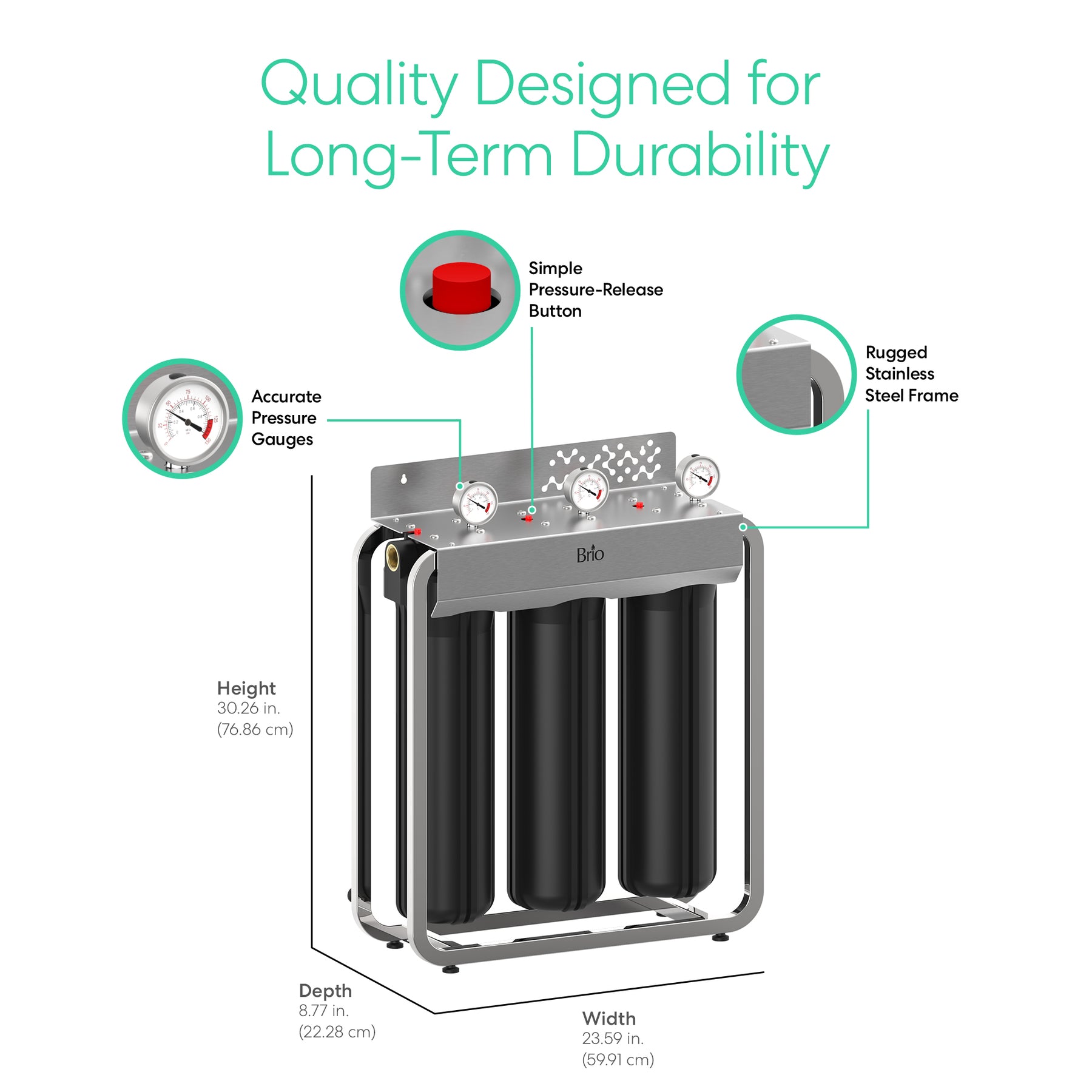 [Avex] Brio 3-Stage Whole House Filtration System - Subs