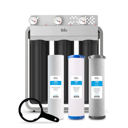 Brio 3-Stage Whole House Filtration System - Multi-Purpose