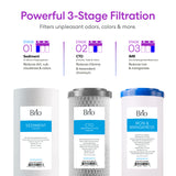 Brio 3-Stage Whole House Filtration System – 10" Iron & Manganese