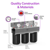 Brio 3-Stage Whole House Filtration System – 10" Iron & Manganese