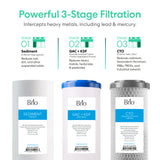 Brio 3-Stage Whole House Filtration System – 10" Heavy Metals