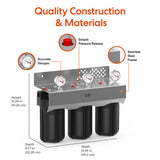 Brio 3-Stage Whole House Filtration System – 10" Anti-Scale
