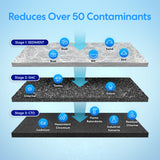 Brio multi purpose whole house filtration system reduces more than 50 contaminants for your water.