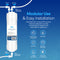 The 14" RO Inline Filter 80GPD provides premium reverse osmosis filtration with quick-connect, leak-free, and tool-free setup. Features a 1-gallon/minute flow (up to 80 GPD) and universal 1/4" connectors for easy installation.