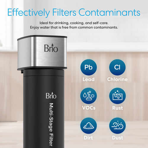 Brio 11" Single Housing Undersink Water Filtration System