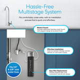 Brio 11" Single Housing Undersink Water Filtration System with Faucet