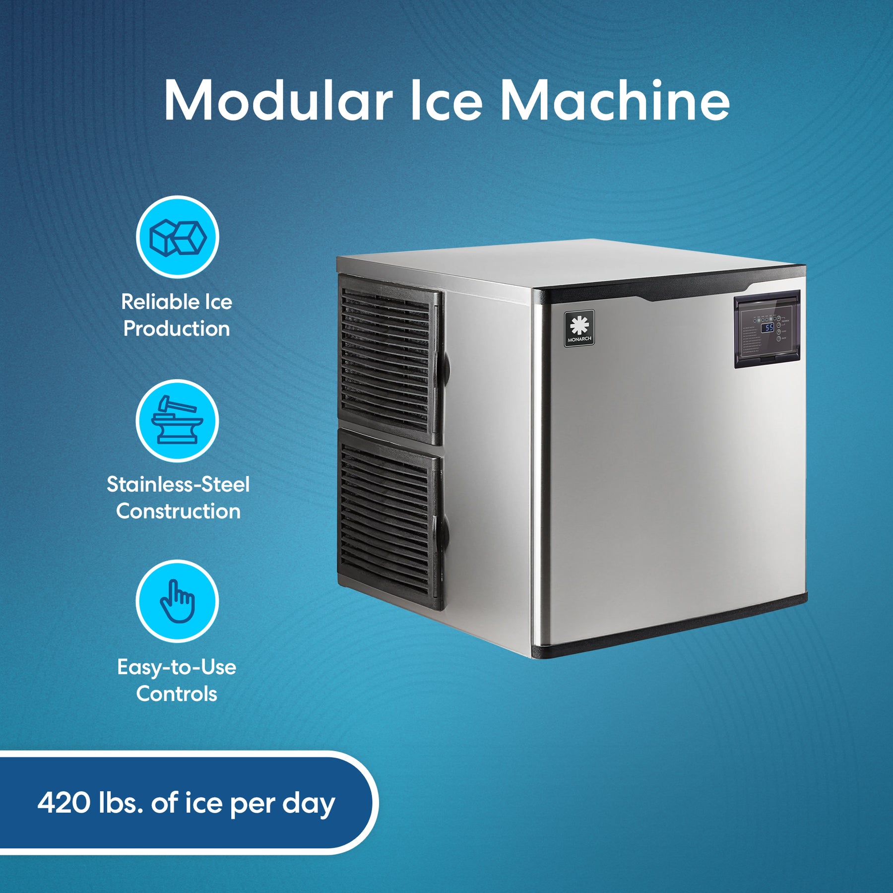 Monarch 420 lb Capacity Modular Ice Machine