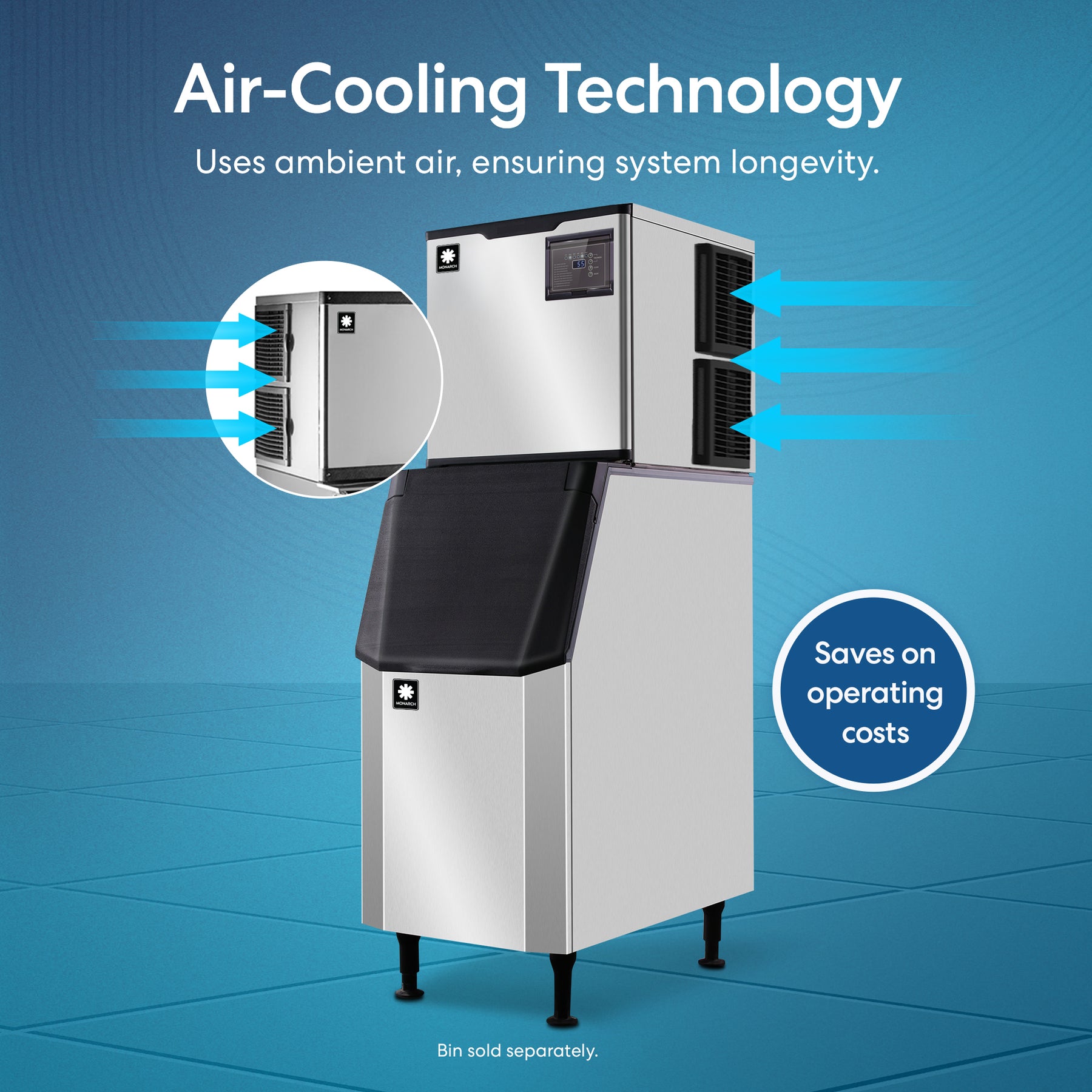 Monarch 420 lb Capacity Modular Ice Machine