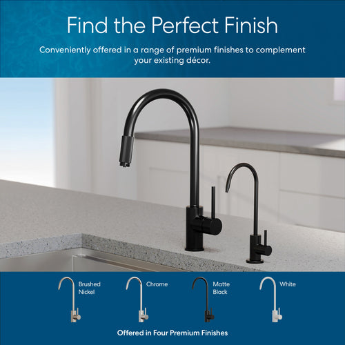 Brio Modern Series Water Faucet - Matte Black