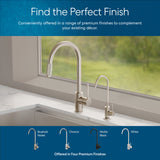 Brio Modern Series Water Faucet - Brushed Nickel