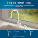 Brio Modern Series Water Faucet - White