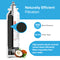 A cutaway of the 602OA Refrigerator Filter (3-Pack) for LG LT800P and Kenmore models, highlighting naturally efficient filtration, 300 PSI burst pressure, 100k pulse tests, and NSF-certified coconut shell carbon block.