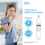 Brio Replacement Refrigerator Filter for Fisher & Paykel® 847200, 1 Pack