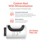 The SIMPL 2-in-1 Filter with Mineralization is shown on a white background, highlighting its 2-stage carbon filtration and mineralization process, providing mineral-rich water with a 53-gallon filter life.