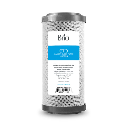 Brio Whole House 10 Inch Carbon Block Filter