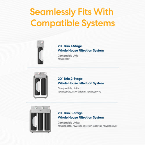 Brio Whole House 20” Sediment Filter