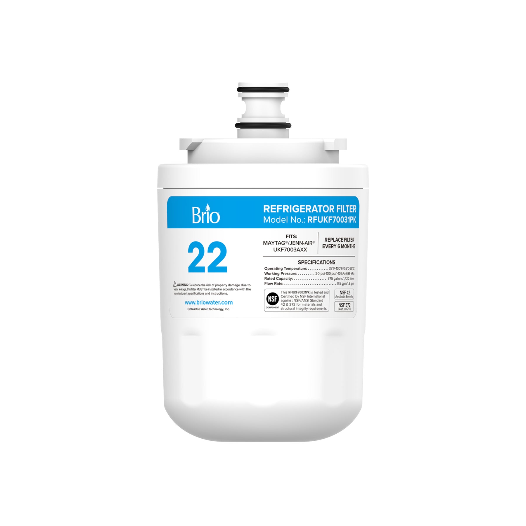 Brio UKF7003 Refrigerator Filter – Maytag® UKF7003