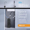 Installed under a sink, the compact Reverse Osmosis Undersink Filtration System - G20 Series Black delivers advanced contaminant reduction while saving valuable space. Featuring a modern, sleek design and an impressive 700 gallons per day capacity, this system is an ideal choice for efficient undersink water filtration.
