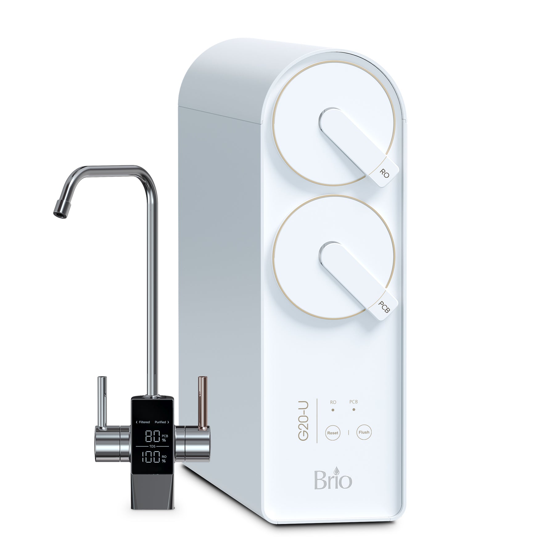 Brio G20-U RO Undersink Filtration System – White