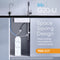A Reverse Osmosis Undersink Filtration System - G20 Series White is installed under the sink, featuring contaminant reduction, a space-saving design, and a capacity of 700 gallons per day.