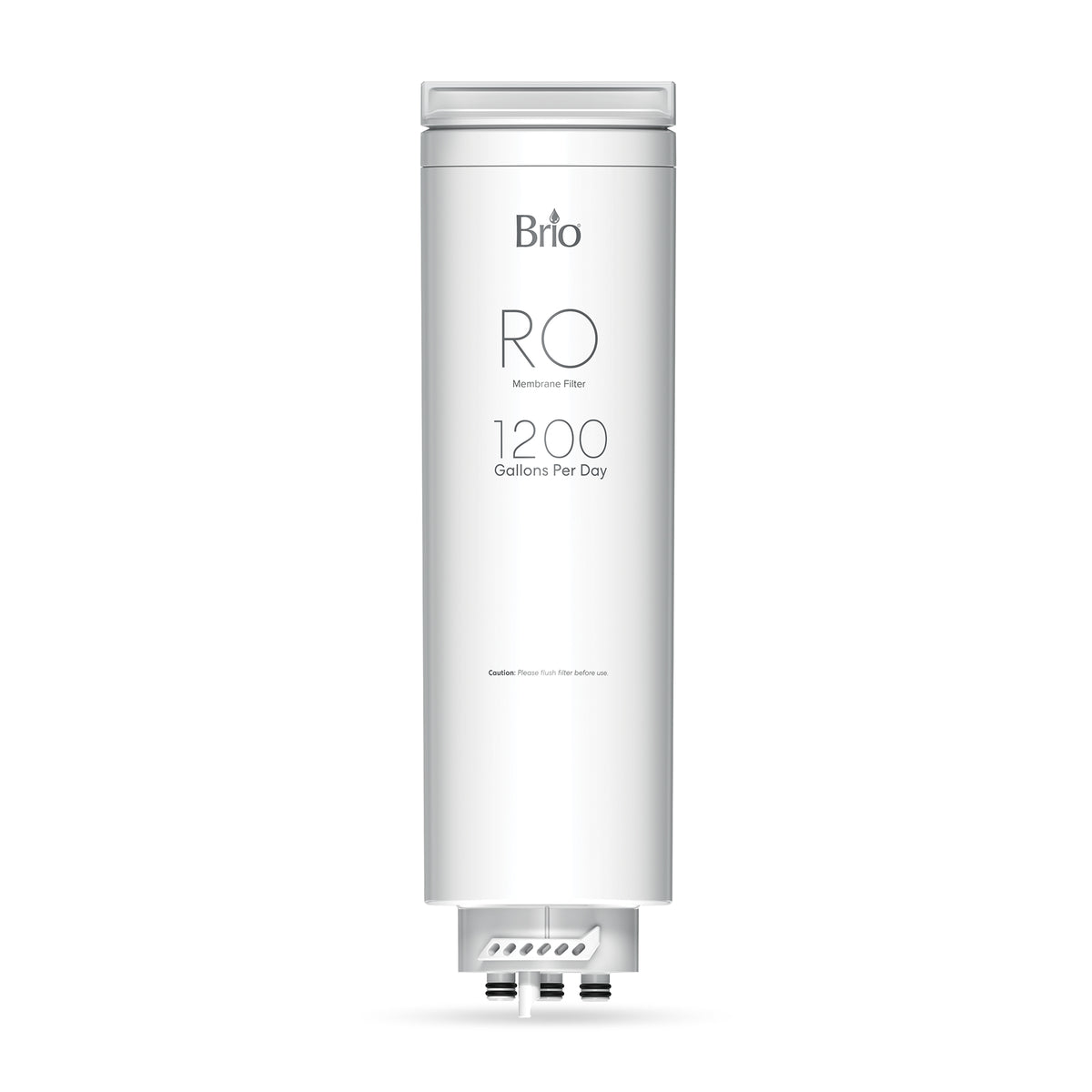 The RO Membrane Filter 1200GPD - TROE1200COL, a white cartridge for advanced TDS filtration, is shown upright against a plain white background.