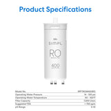 Brio SIMPL Reverse Osmosis Membrane 400GPD – TROM400STD