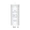 A white cylindrical SIMPL Reverse Osmosis Membrane 600GPD - TROM600STD for water purification features three bottom ports and a top handle.