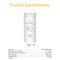 The SIMPL Reverse Osmosis Membrane 600GPD - TROM600STD is shown, with 7,200L filter life, 14-100 psi pressure, 40-100°F range, <750 ppm TDS, and pH 5-10. The white filter is designed for efficient water purification.