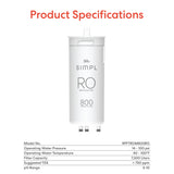 Brio SIMPL Reverse Osmosis Membrane 800GPD – TROM800STD