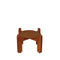 An 8-inch Crock Water Dispenser Wood Stand in assorted colors, featuring a small, round, and sturdy wooden design with four thick legs and a flat top made from solid wood, displayed against a plain white background.