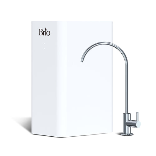 Brio Amphora Ultrafiltration Undersink Filtration System With Faucet White