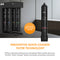 Four black filters from the Brio 1000 Quick Change Reverse Osmosis System are installed in the machine, with one filter removed and displayed in front. Text emphasizes their leak-proof, self-contained housing and innovative quick-change technology for easier maintenance and minimal downtime—making them ideal for any commercial water filtration or reverse osmosis application.
